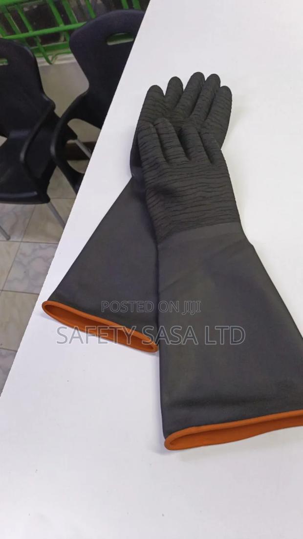 Rubber Long Gloves/ Latex - main view