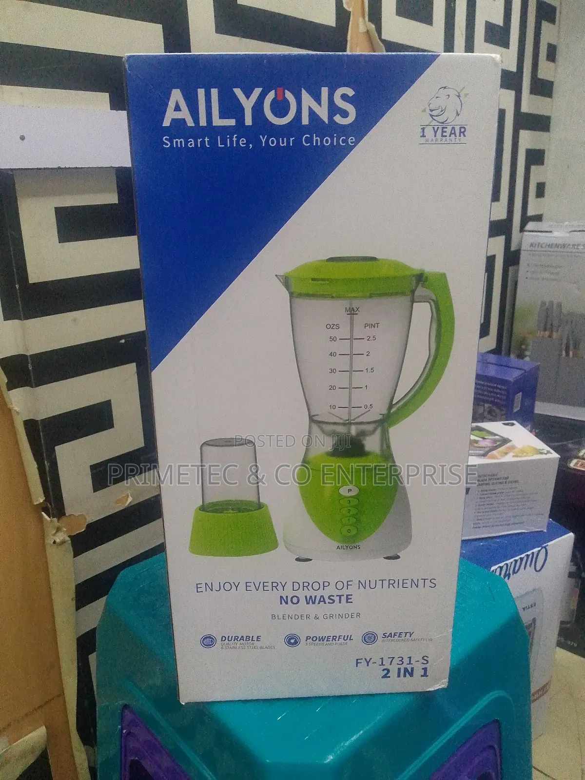 Ailyons 2pcs Blender