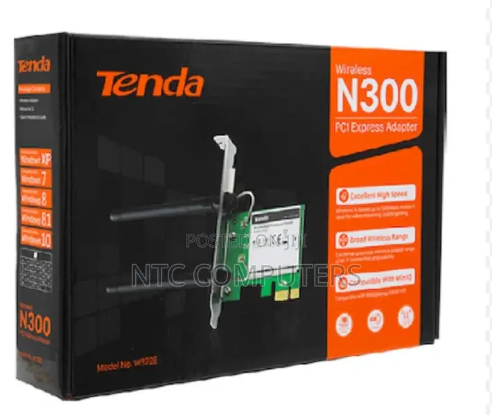 Tenda W322e 300mbps Wireless N300 Pci Express Adapter