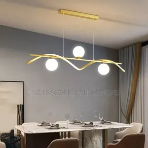 Gold and Glass Globe Indoor Lights