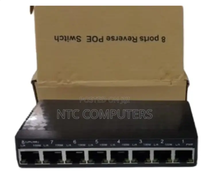 8 Port Reverse Poe Switch