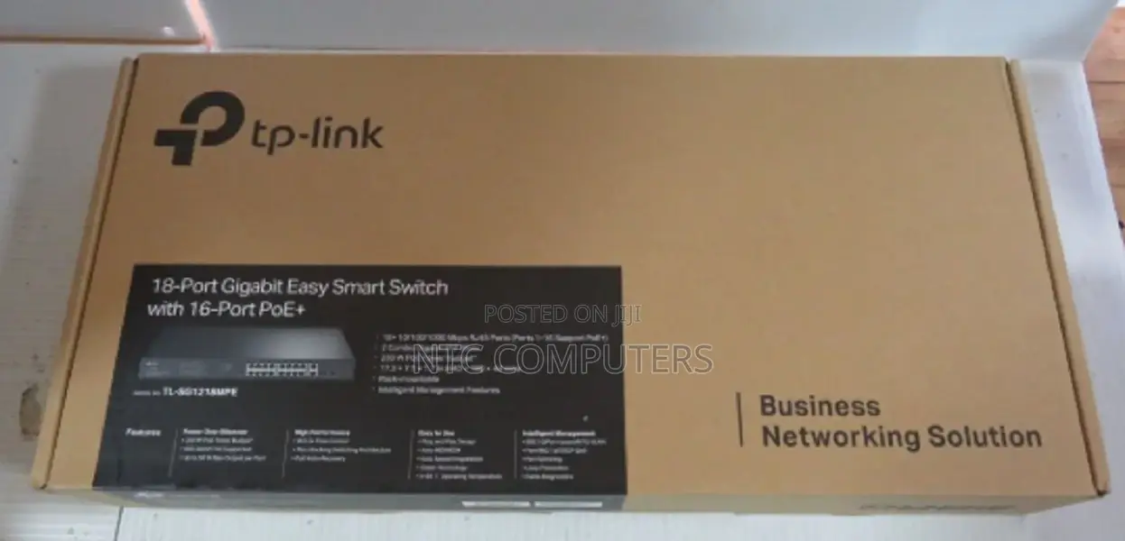 Tp-Link Tl-Sg1218mpe 18-Port Gigabit Easy Smart .