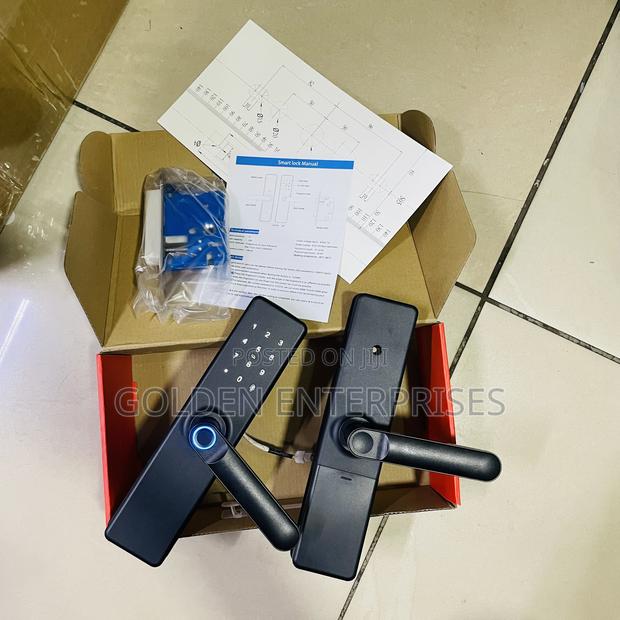 Smart Door Lock Fingerprint, Card, Wifi, Remote Control - main view