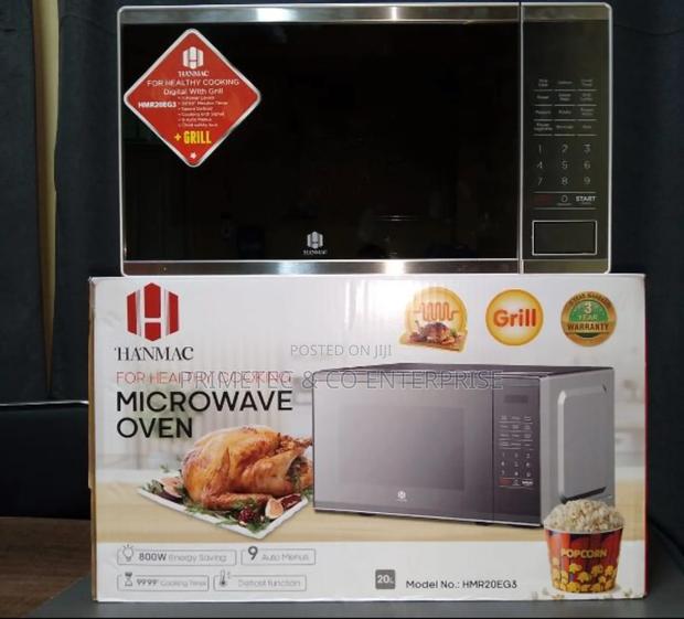 Silver Hanmac 20l Digital Plus Grill Microwave
