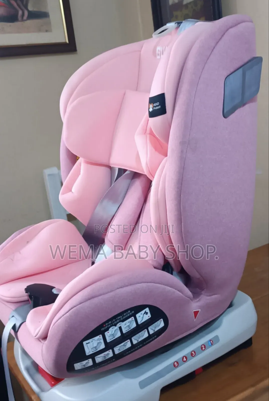 Isofix Baby Car Seat With 360° Rotation
