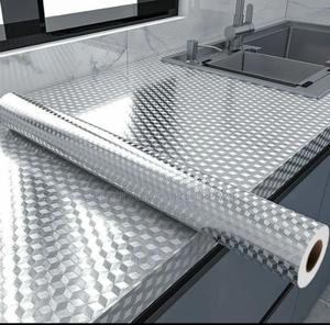 Silver Aluminum Foil /Kitchen Table Top Liner - thumbnail 2