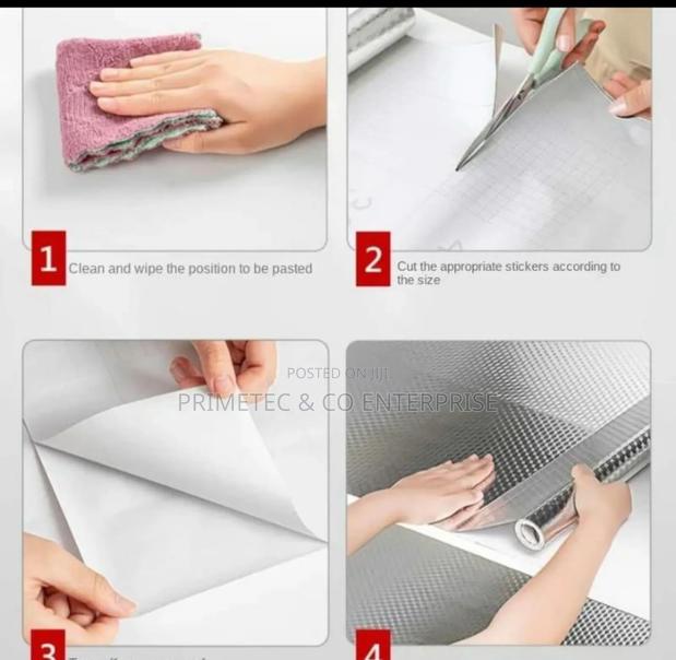 Silver Aluminum Foil /Kitchen Table Top Liner - thumbnail 4