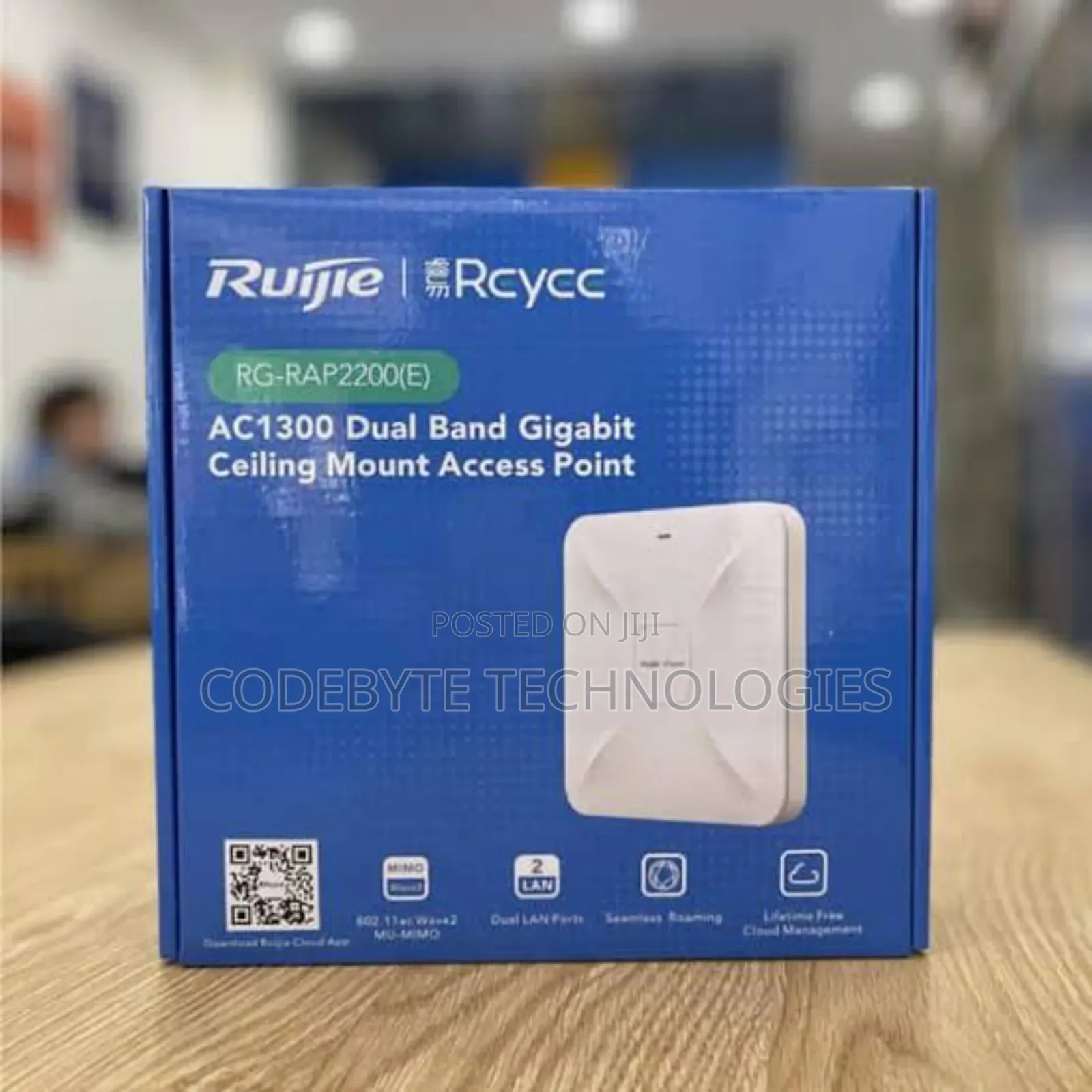 Ruijie Rg-Rap2200(E) 1267mbps Wi-Fi 5 Ceiling Access Point