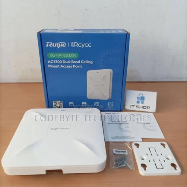 Rg-Rap2200(F) Ruijie Wi-Fi 5 1267mbps Ceiling Access Point