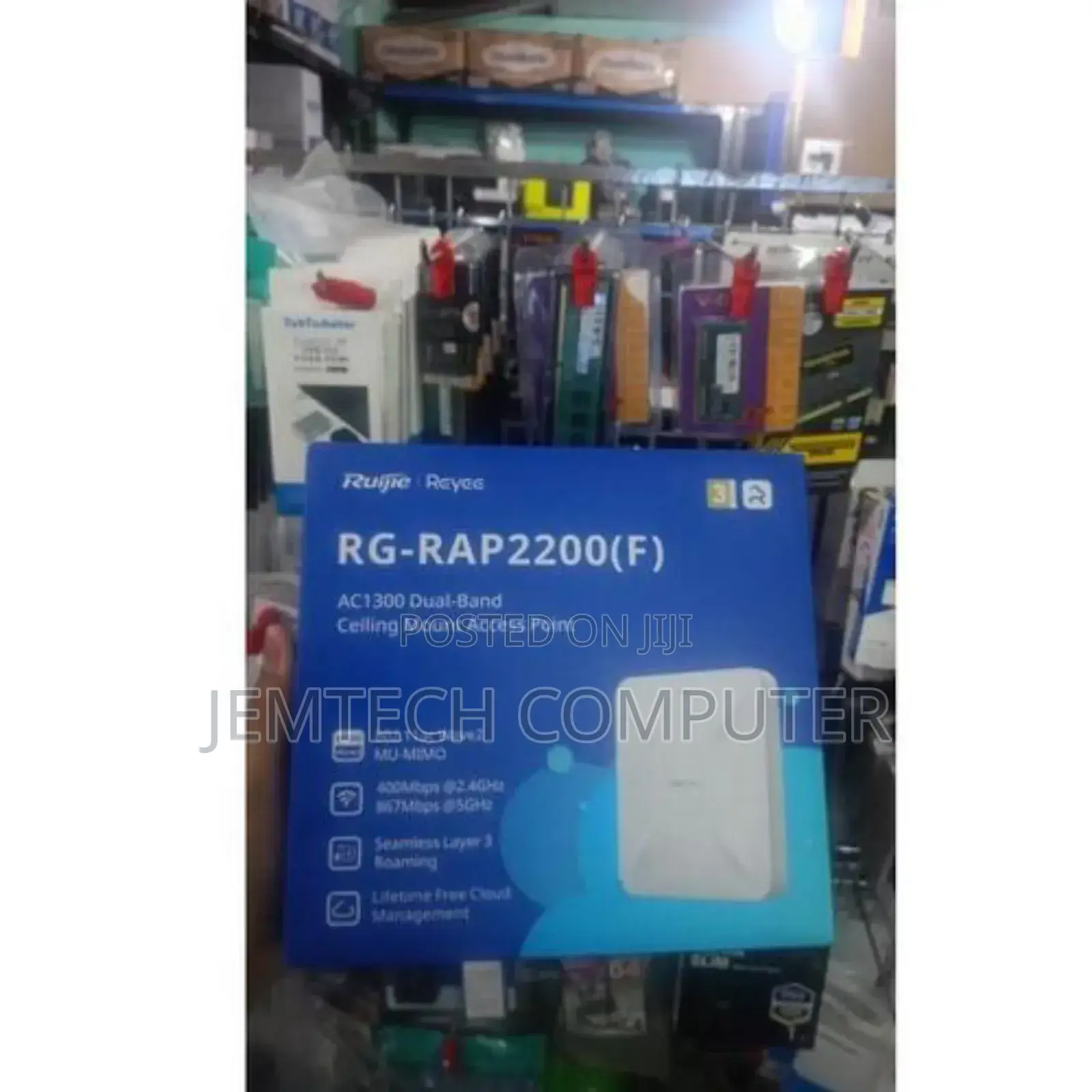 Rg-Rap2200(F) Ruijie Wi-Fi 5 1267mbps Ceiling Access Point