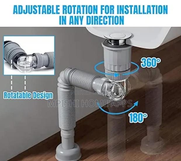 Space Saving Sink Drain Magic Bend - thumbnail 8