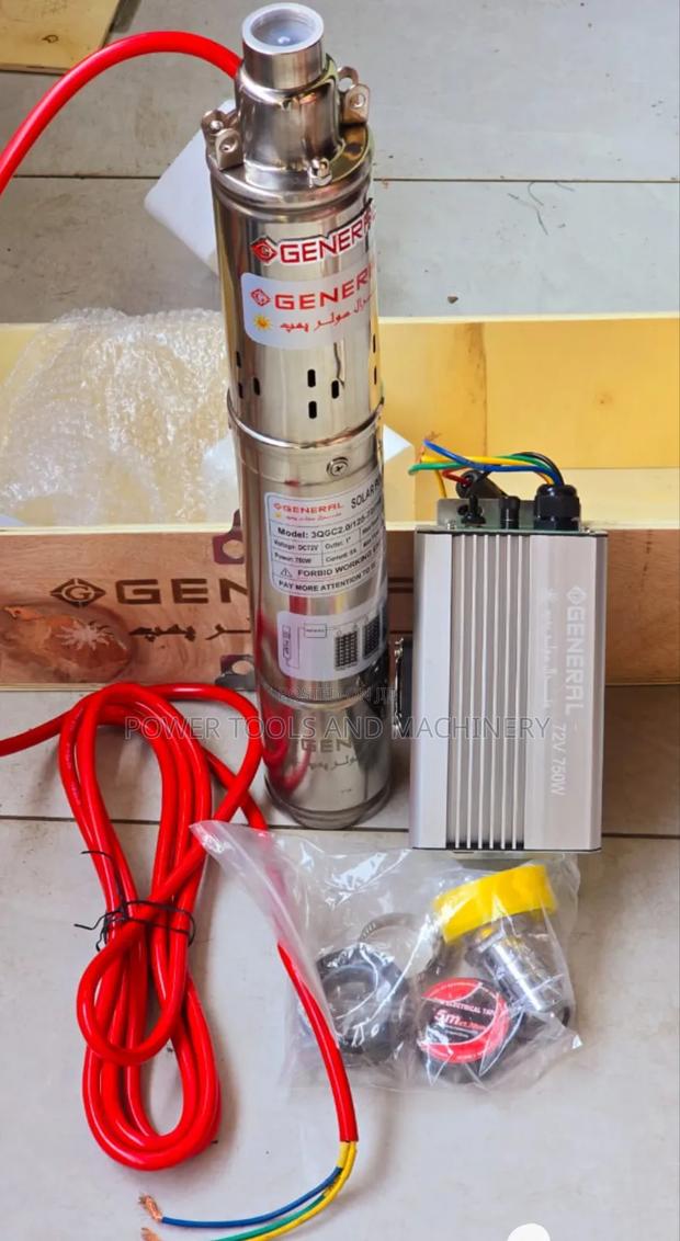 Solar Water Pump 750watts 125m Head.Complete With Controlbox - main view