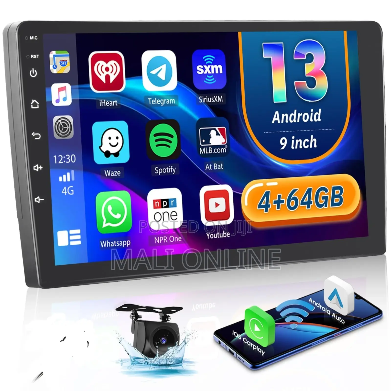 9-inch Android Car Stereo Double Din Radio 4gb+64gb