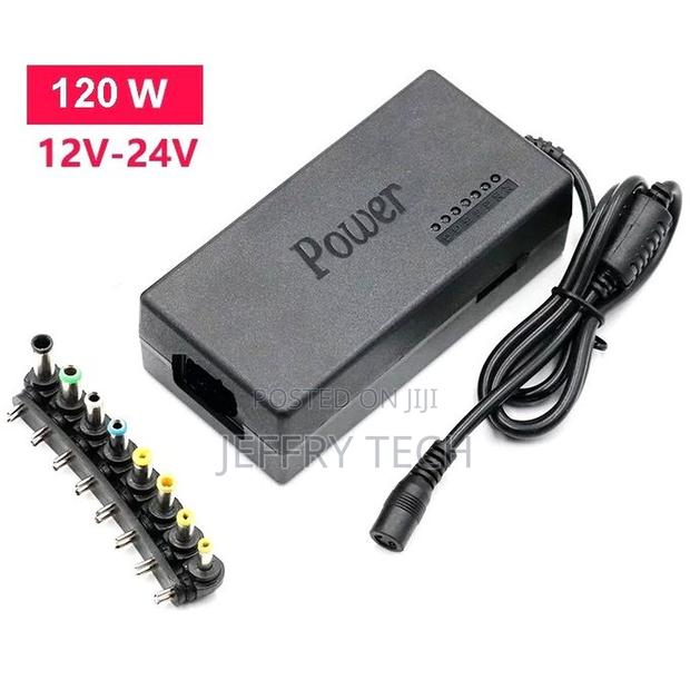 Power Adapter Universal Charger Power 8x1 Laptop 12-24v 120 - thumbnail 2