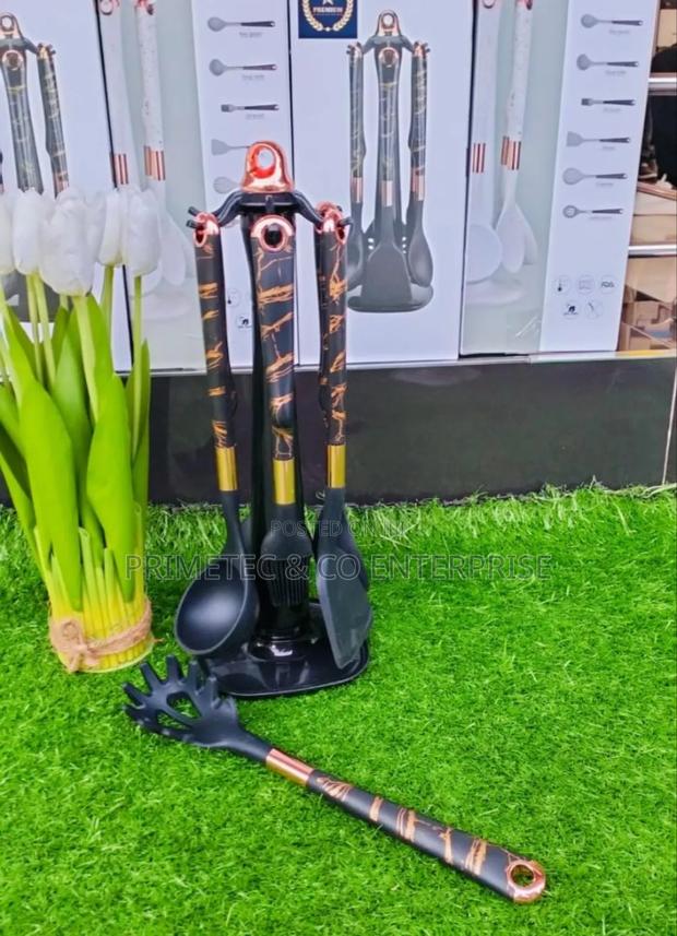 7pc Silicone Spoon Set - main view