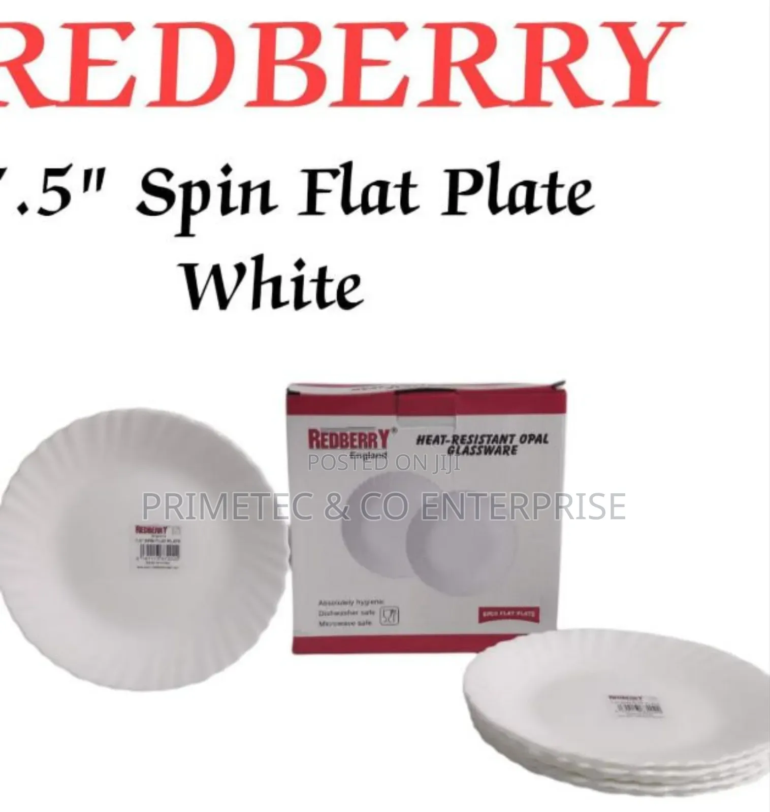 6pcs 7.5" Side Plates