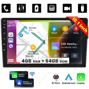 10-inch Android 13 Car Stereo 4+64gb Double Din Touchscreen