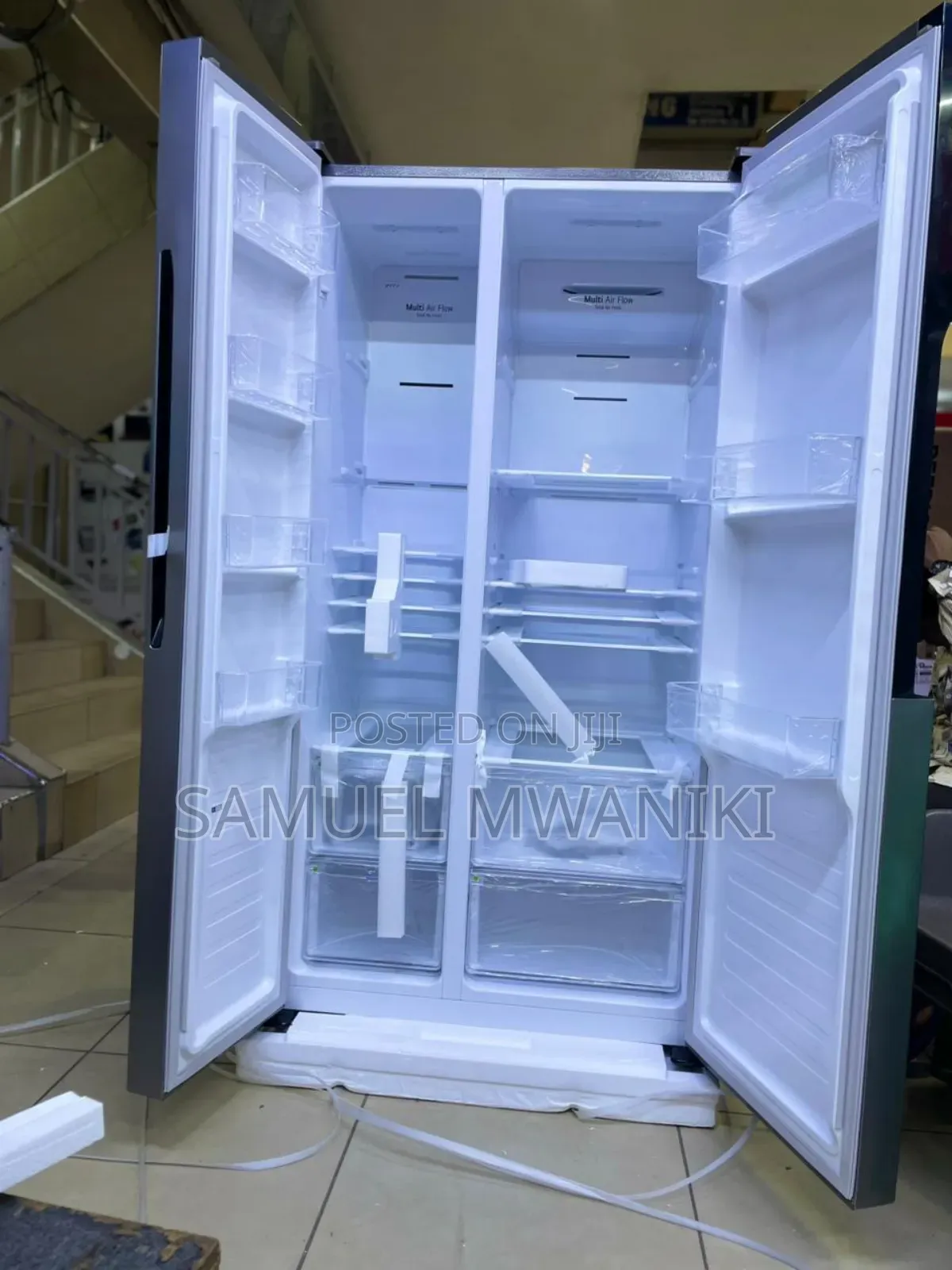 Lg 519l Side by Side Refrigerator Multi Air Flow No Frost