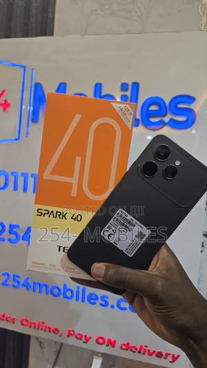 New Tecno Spark 40 128 GB Black