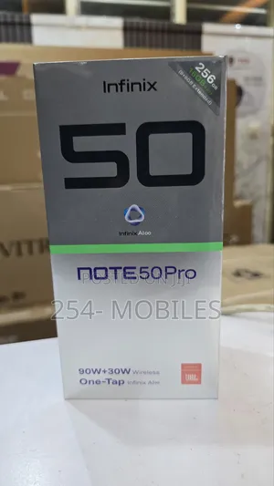 New Infinix Note 50 Pro 4G 256 GB Black
