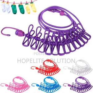 3.4 Stretching Cloth Line With Pegs