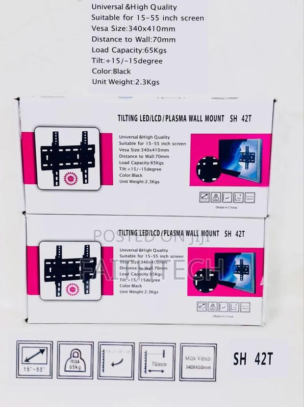 Tilting Led/LCD/ Plasma Wall Mount 
15_55 Inch