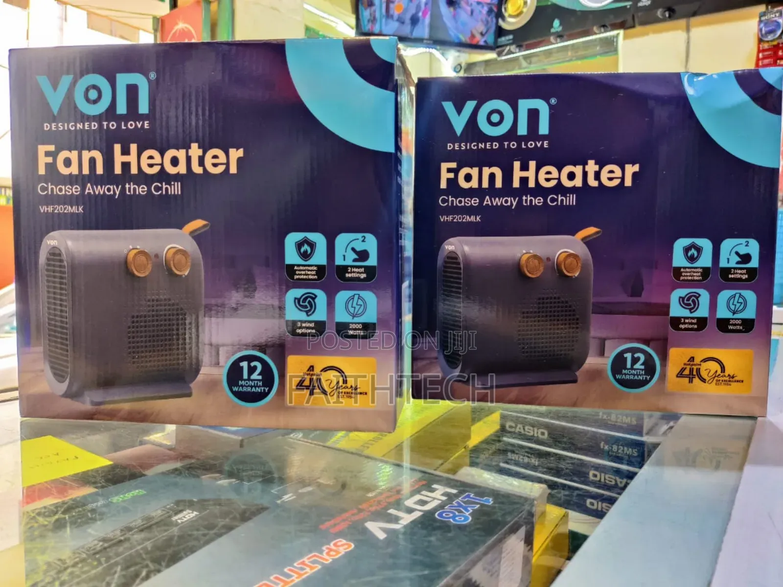 *Von Fan Heater 2000w