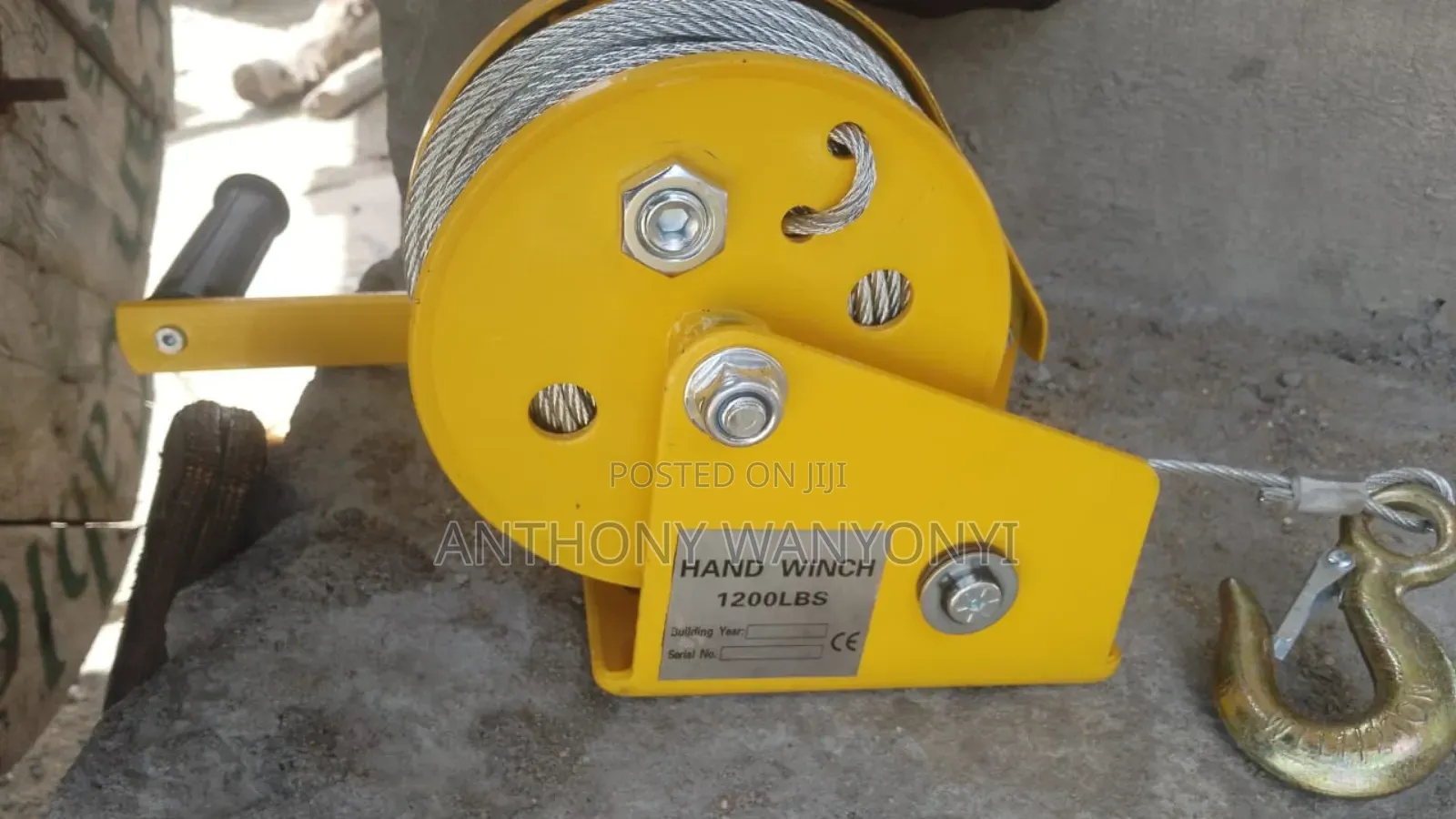 Hand Winch Hoist Tank Lifting Pulley Winch Like Chain Block