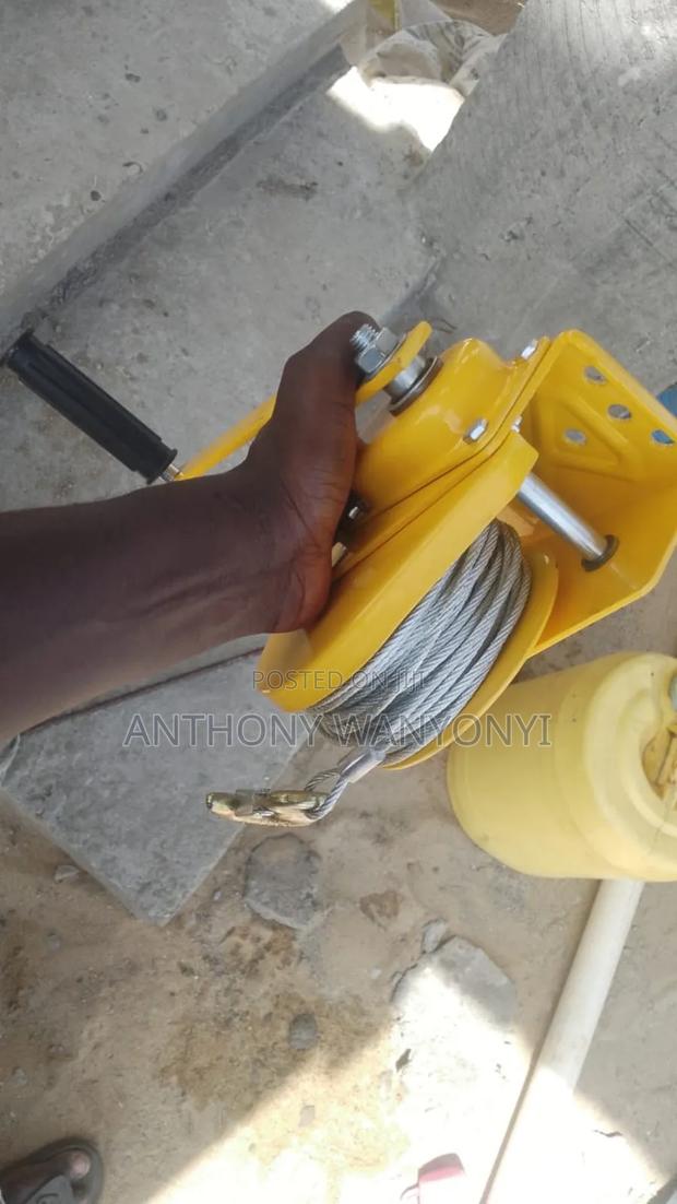 Hand Winch Hoist Tank Lifting Pulley Winch Like Chain Block - thumbnail 2