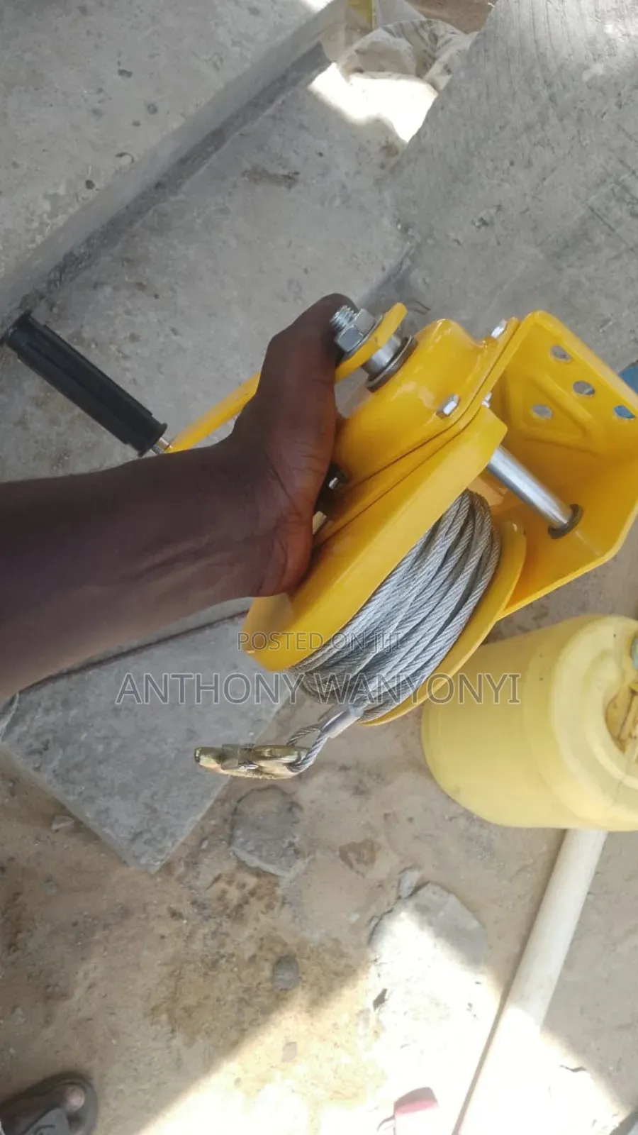 Hand Winch Hoist Tank Lifting Pulley Winch Like Chain Block