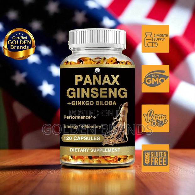 Panax Ginseng + Ginkgo Biloba -Energy, Stamina Performance