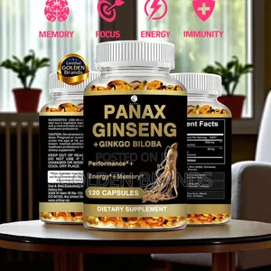 Gingko Biloba + Panax Ginseng, Stamina, Power Energy-120 PCS