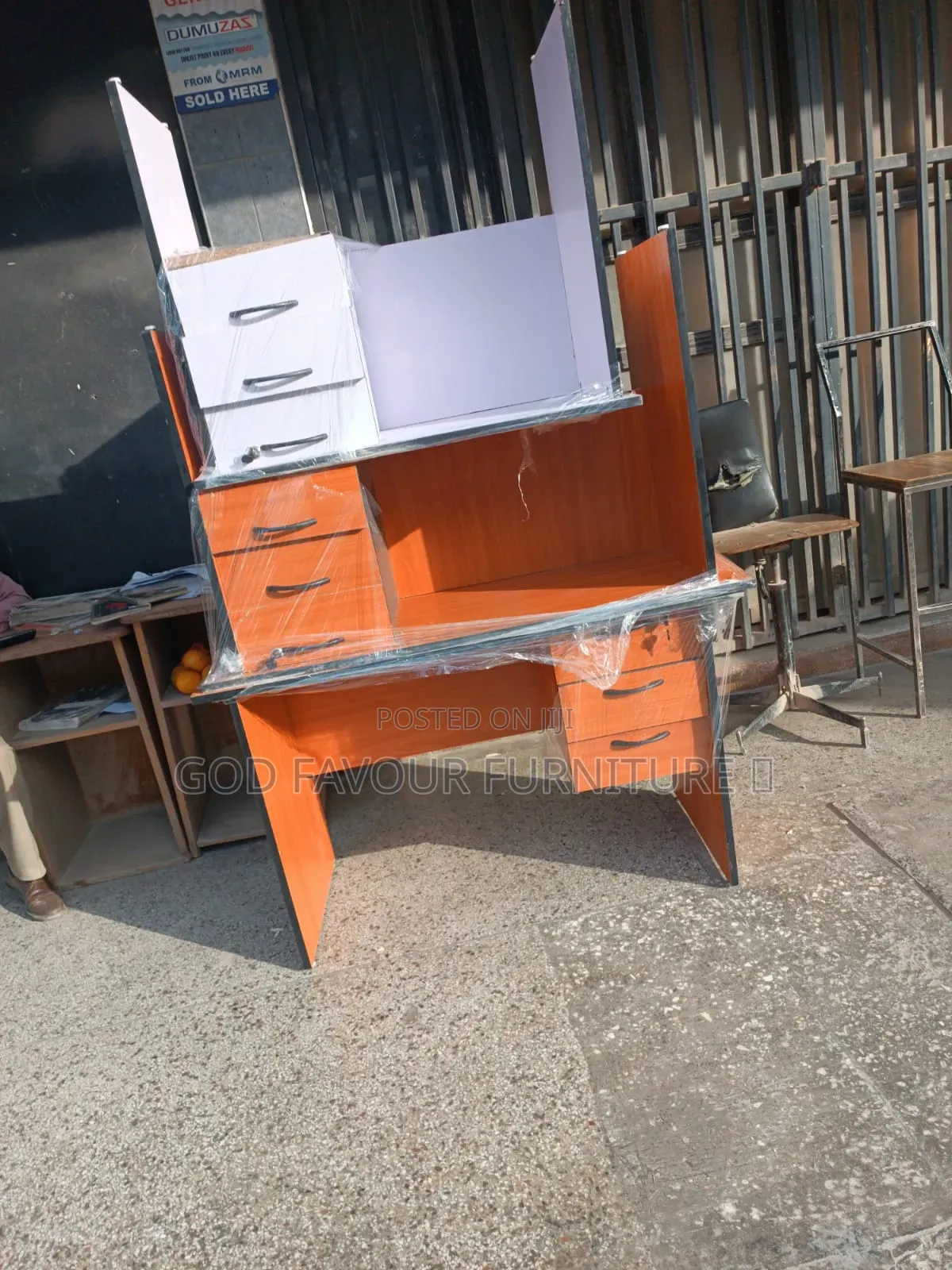 Quality Size 1m Walnut Office Desk Nj5xs