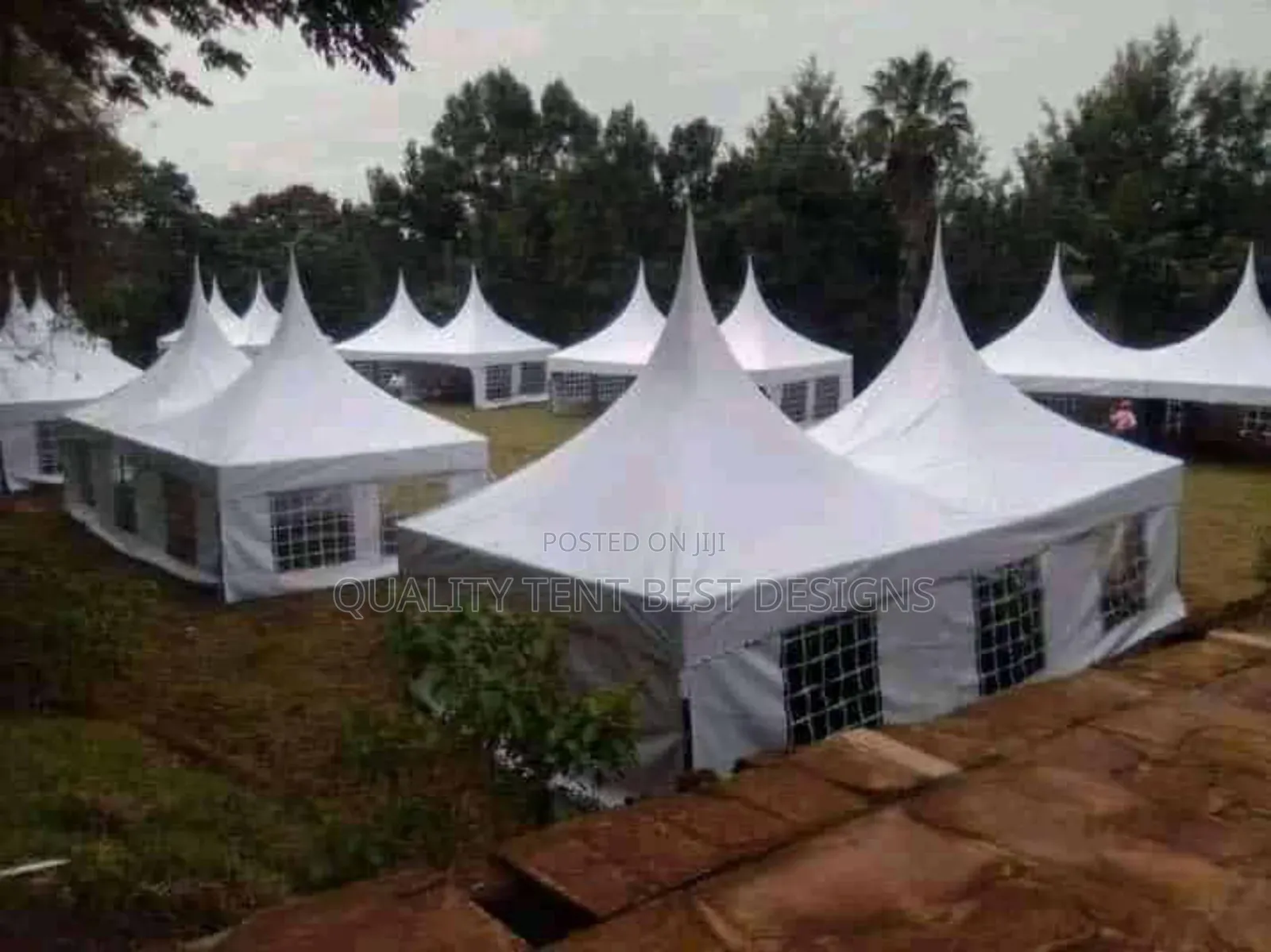All White 100 Seater Tent
