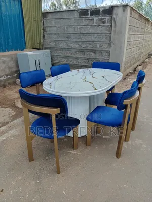 Marble Top 6 Seater Table