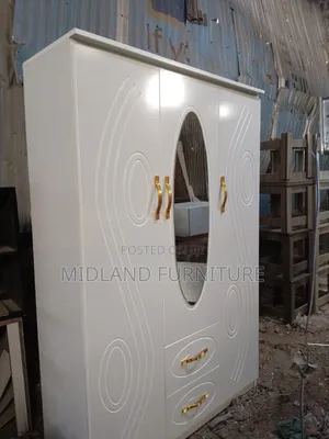 Wihite 3 Door Wardrobe Cabinet in Kenya for Sale