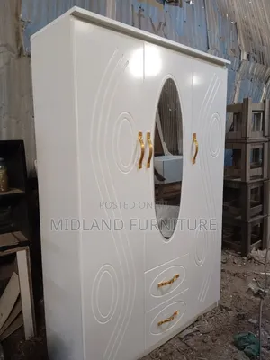 Wihite 3 Door Wardrobe Cabinet in Kenya for Sale