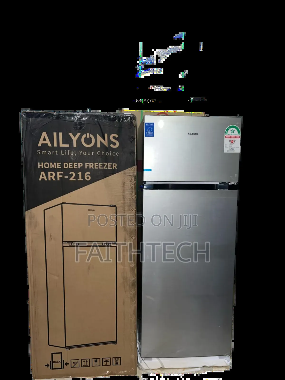 216litres Double Door Ailyons Refrigerator