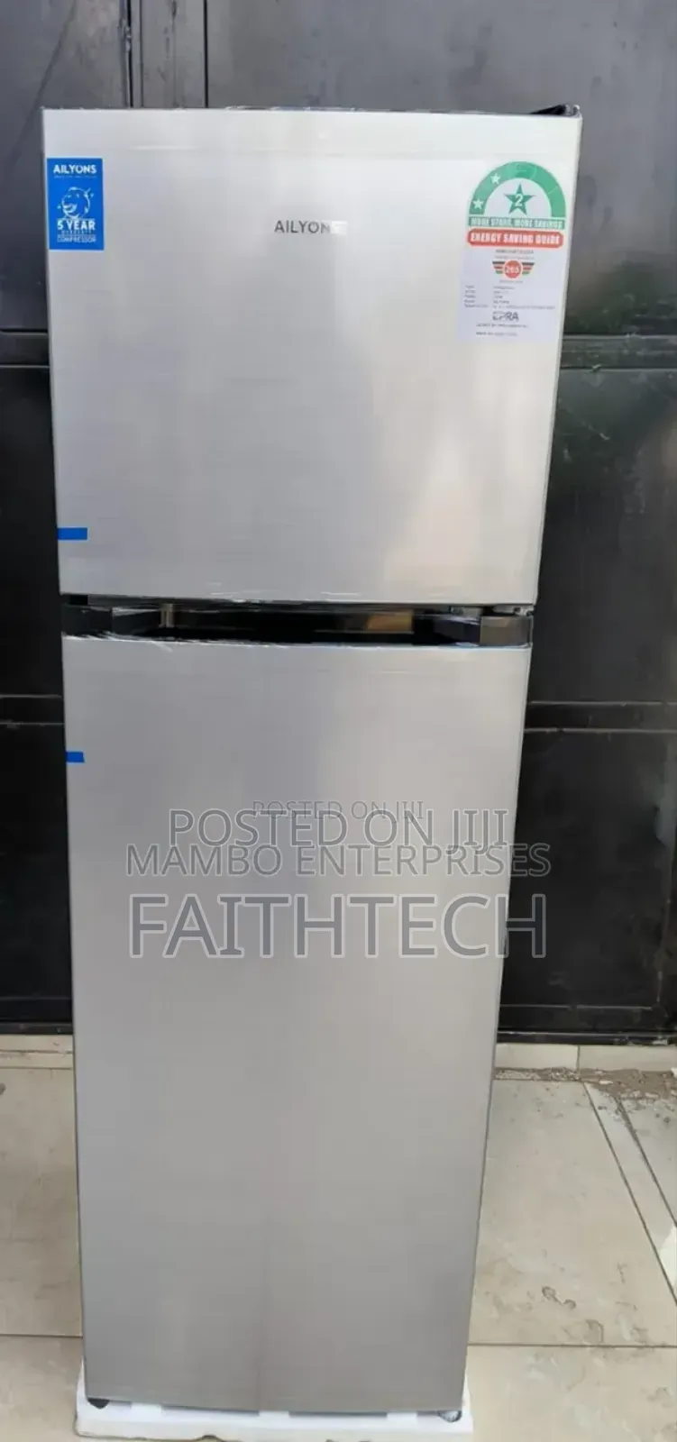 216litres Double Door Ailyons Refrigerator