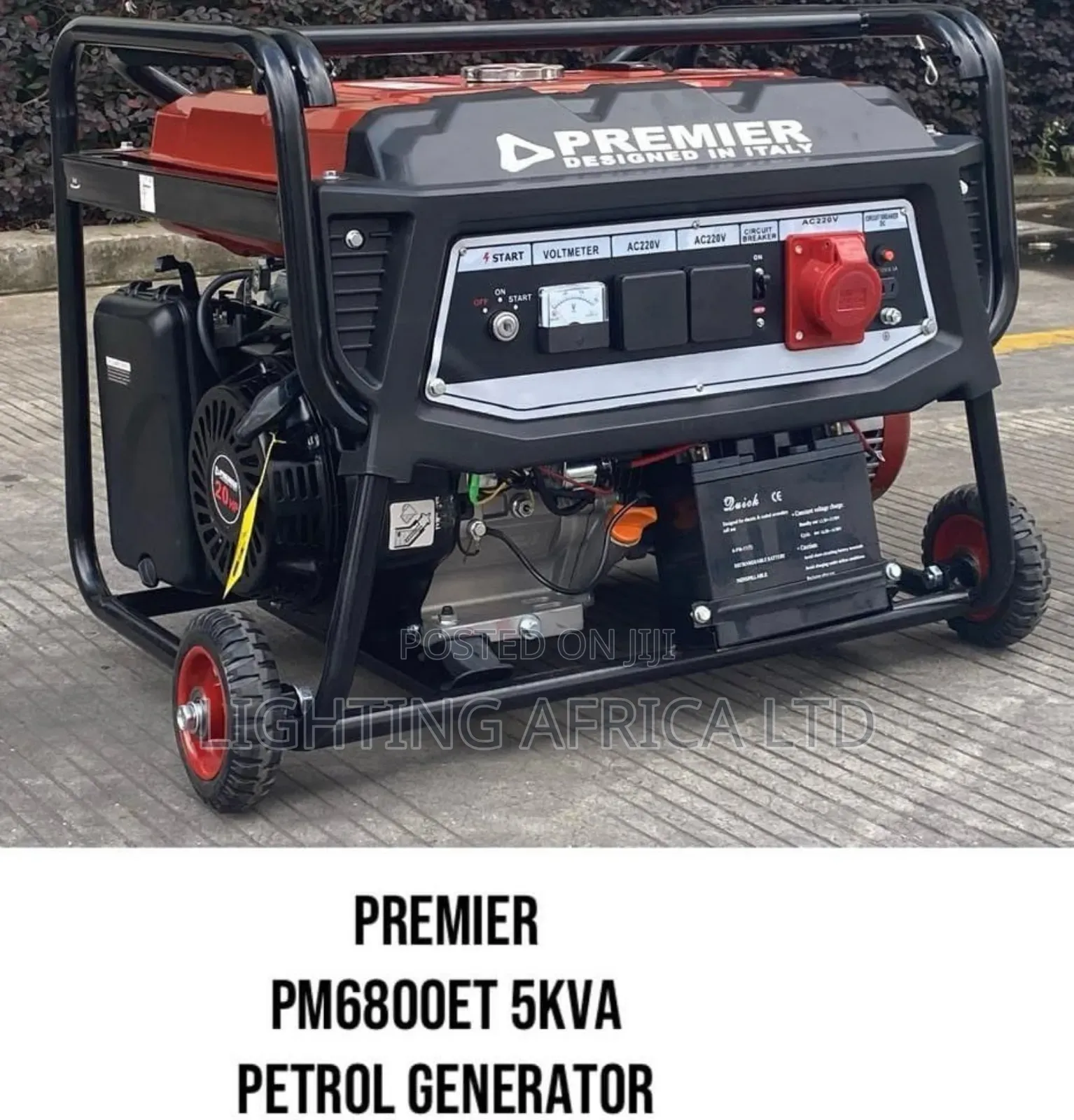 Premier 5kva Pure Cooper Heavy Duty Petrol Engine Keystart