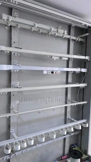 Double Aluminum Curtain Rails Environmental Friendly