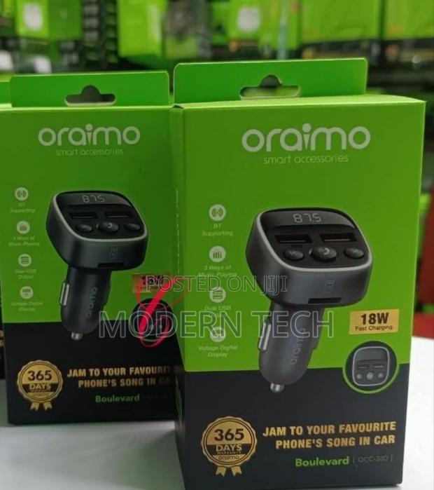 Oraimo Boulevard Modulator 18w Car Charger - thumbnail 2
