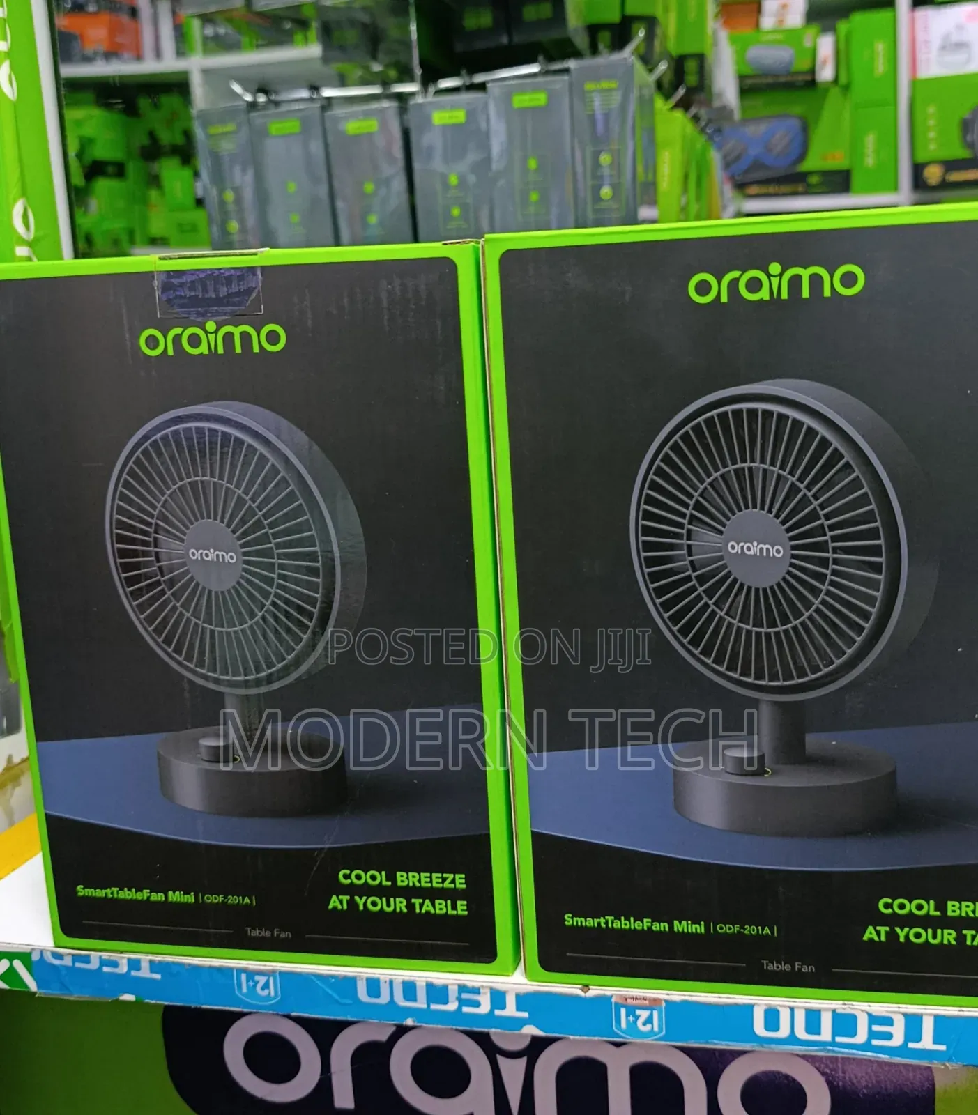 Oraimo Smarttablefan 5w Table Fan