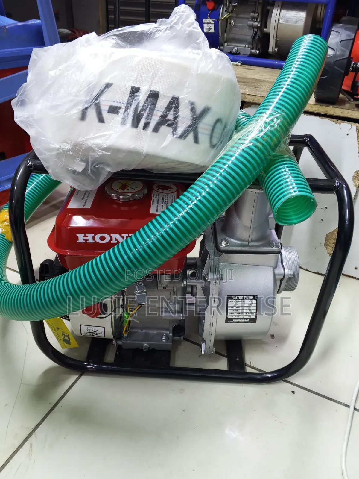 Honda Water Pump+ Canvas Delivery Pipe + Suction 3inch