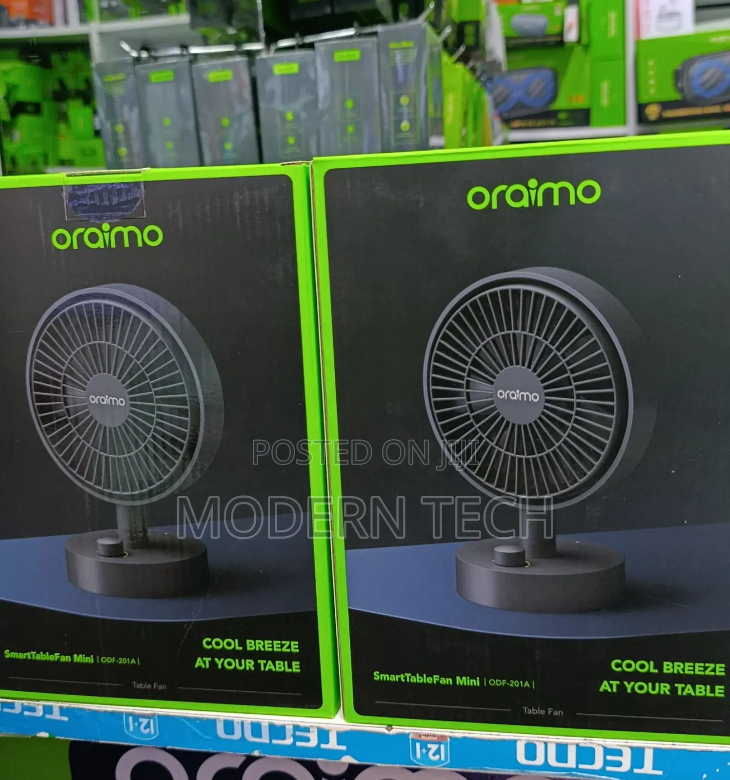 Oraimo Smarttablefan 5w Table Fan Odf-201a