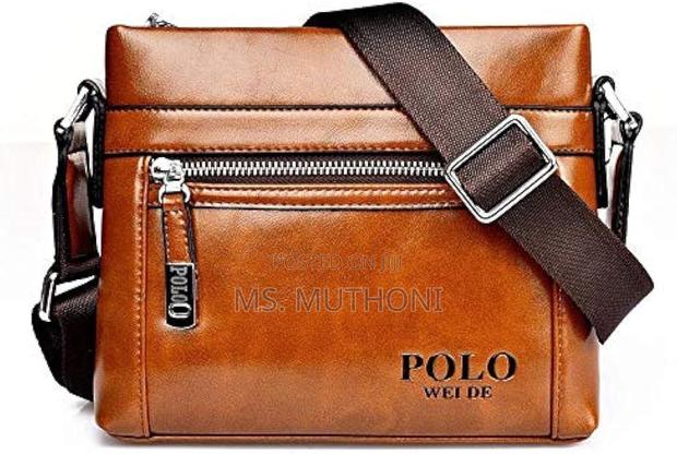 Polo Leather Shoulder Bag - main view
