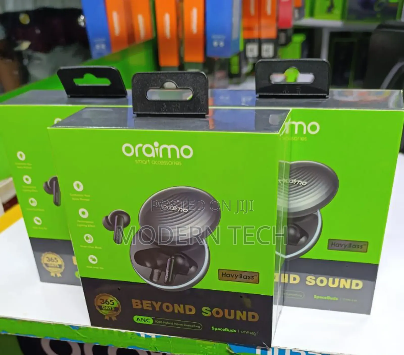 Oraimo Spacebuds Hybrid Anc True Wireless Heavybass Earbuds