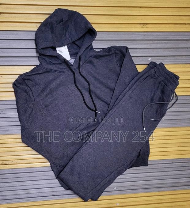 Original Quality Heavy Duty Unisex Plain Hoodie Sweatsuits - thumbnail 3