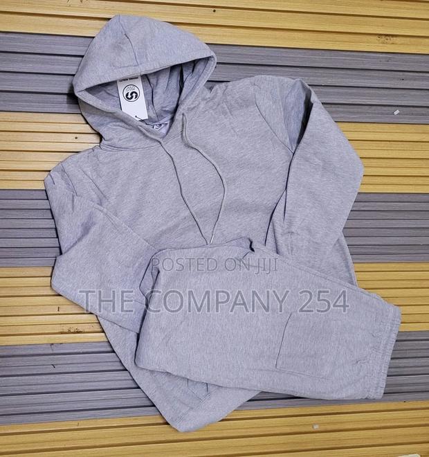 Original Quality Heavy Duty Unisex Plain Hoodie Sweatsuits - thumbnail 6