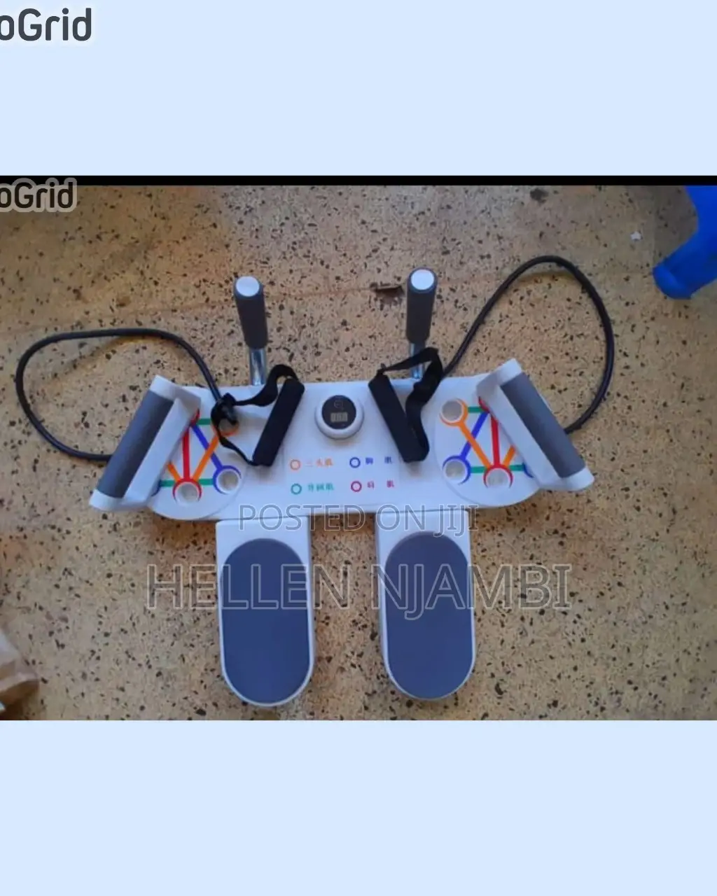 Smart Push Up Board With Resistance Bands and Timer